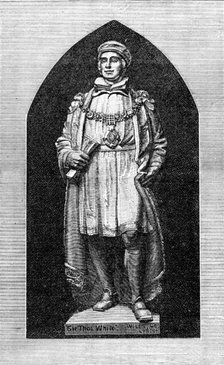 Memorial statue of Sir T. White at Coventry, 1883. Creator: Unknown.