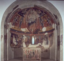 Apse of the church of Santa Eulalia de Estaon, in Pallars Subirá.