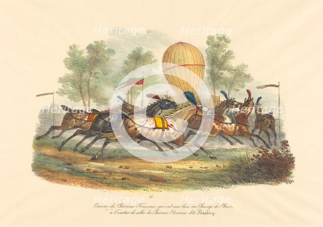French Race Horses. Creator: Carle Vernet.