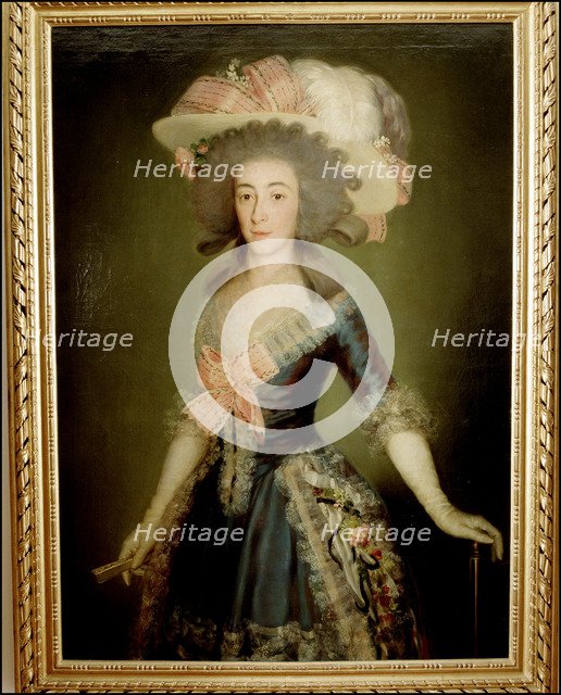The Duchess of Osuna', oil by Francisco de Goya.