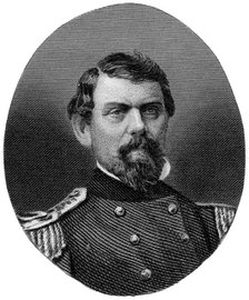 William J Hardee, Confederate general, 1862-1867.Artist: J Rogers