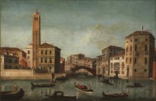 Scene on the Grand Canal, Venice, 18th century. Creator: Unknown.