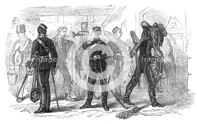 The Volunteer Review: boot and saddle, Saturday morning, 1871. Creator: Unknown.