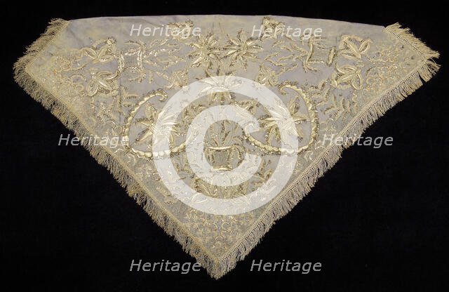 Headscarf, Russian, first quarter 19th century. Creator: Unknown.