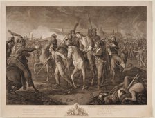 Death of General Aleksey Melissino on 26 August 1813, 1813. Artist: Krüger, Ephraim Gottlieb (1756-1834)