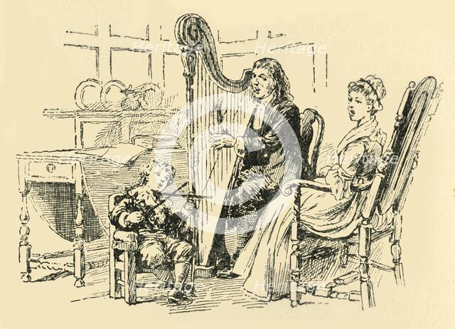 'He was imitating the playing of a violin', (1907).  Creator: Unknown.