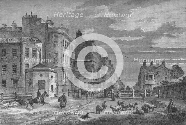 Tyburn Turnpike, Westminster, London, 1820 (1878). Artist: Unknown.