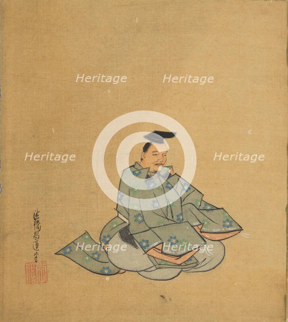 Immortal Poet, 17th century. Creator: Kano Shoun.