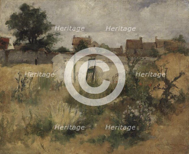 Landscape Study from Barbizon, 1878. Creator: Carl Larsson.