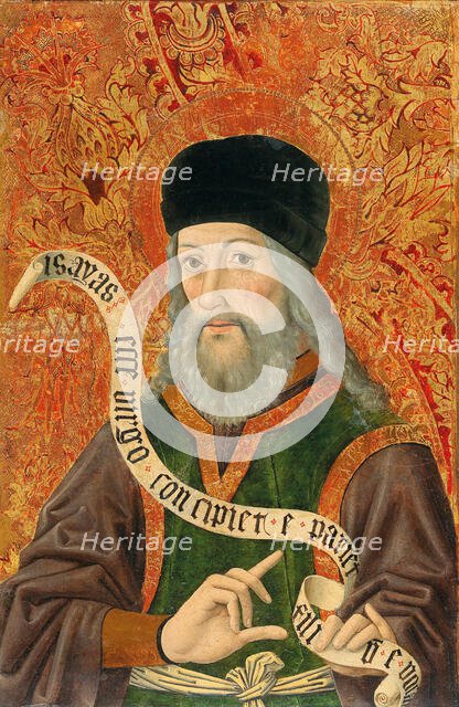 The Prophet Isaiah, 15th century. Creator: Swabian master (active ca. 1500).