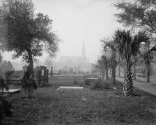 Old Colonial Cemetery, Savannah, Ga., c1900. Creator: Unknown.
