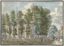 View of the Church of Bloemendaal, 1713-1780. Creator: Jan de Beyer.