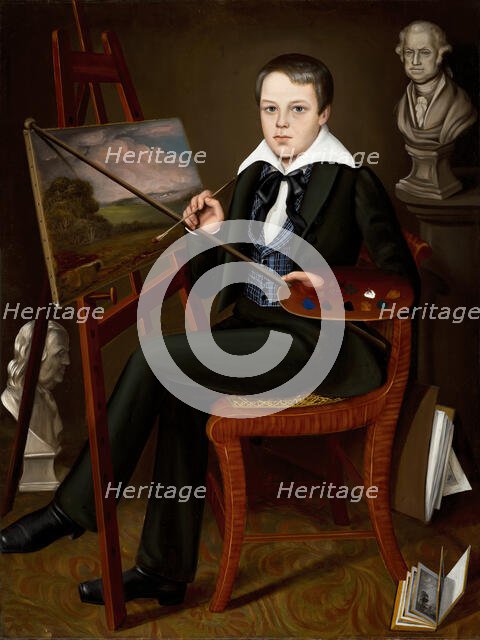 The Young Artist (image 1 of 2), between c1838 and c1839. Creator: Randall Palmer.