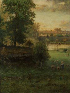 Scene At Durham, An Idyll, 1882-85. Creator: George Inness.