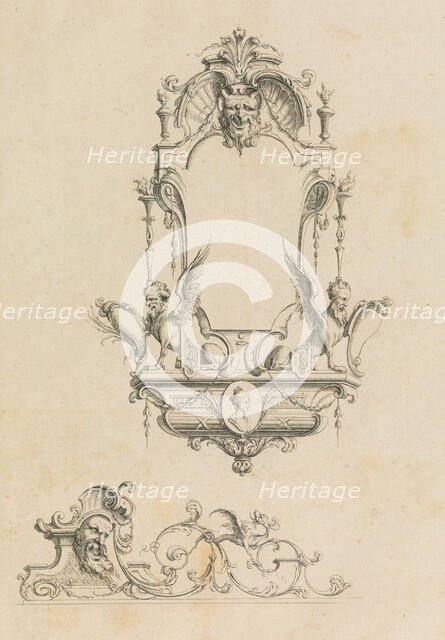 Cartouches Nouvellement Inventez par J.B. Toro, 1716., 1716. Creator: Jean Bernard Toro.