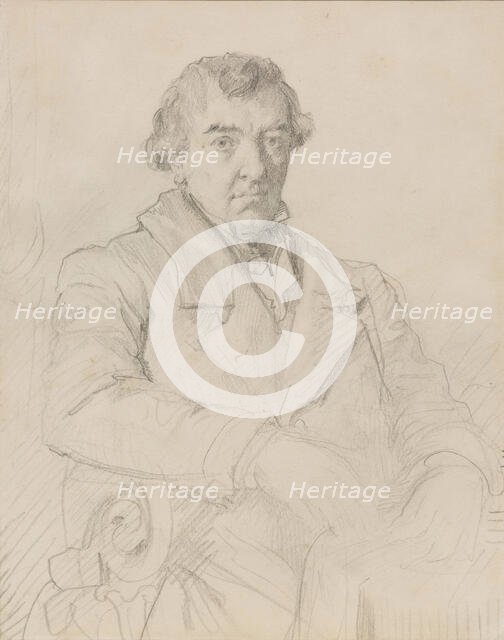 Portrait of Admiral Baron Guy-Victor Duperré, between 1840 and 1856. Creator: Theodore Chasseriau.