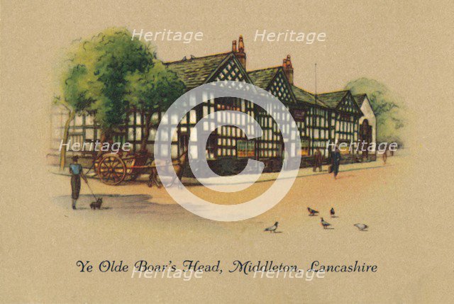 'Ye Olde Boar's Head, Middleton, Lancashire', 1939. Artist: Unknown.