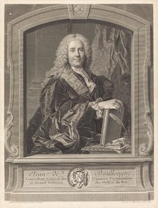 Jean de Boullongne, 1758. Creator: Johann Georg Wille.