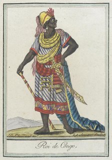 Costumes de Différents Pays, 'Roi de Congo', c1797. Creators: Jacques Grasset de Saint-Sauveur, LF Labrousse.