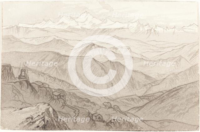 Mount Kinchinjunga (All Things Fair), 1874. Creator: Edward Lear.