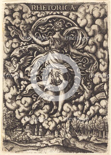 Rhetorica (Rhetoric). Creator: Virgil Solis.