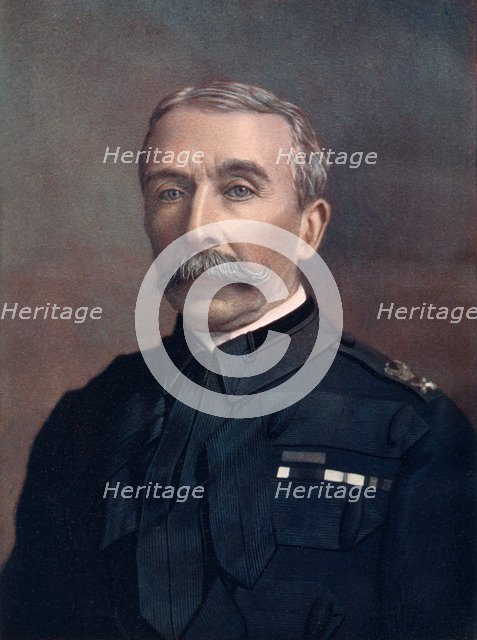 General Edward Chapman, commanding the troops of Scotland, 1902. Creator: Elliott & Fry.