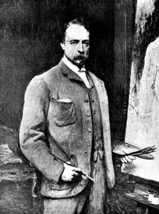 Our Leading Academicians, painted by themselves: Mr. William Quiller Orchardson, R.A., 1895. Creator: Unknown.