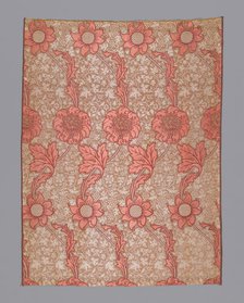 Two Curtains (Original Design Entitled "Kennet"), England, 1883 (produced 1887). Creator: William Morris.