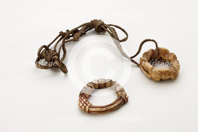 Incised rings, 1880-1910. Creator: Unknown.
