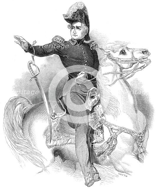 Marshal Bugeaud, from a picture by Horace Vernet, 1845. Creator: Unknown.