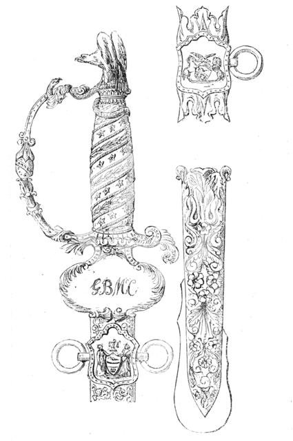 Sword of Honour presented to General M'Clellan by the City of Philadelphia, 1861. Creator: Unknown.