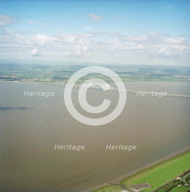 Second Severn Crossing, M4, New Passage, Pilning and Severn Beach, Gloucestershire, 25/04/1996. Creator: John Laing plc.