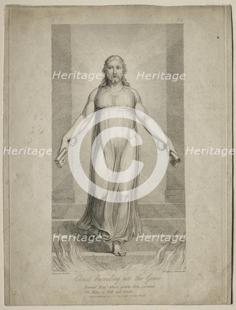 Christ Descending into the Grave. Creator: Luigi Schiavonetti (Italian, 1765-1810).