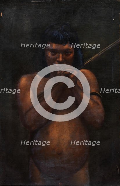 Cashivo Indian, ca. 1890-1892. Creator: Unknown.