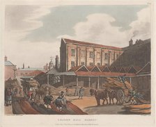 Leaden Hall Market, January 1, 1809., January 1, 1809. Creator: Joseph Constantine Stadler.
