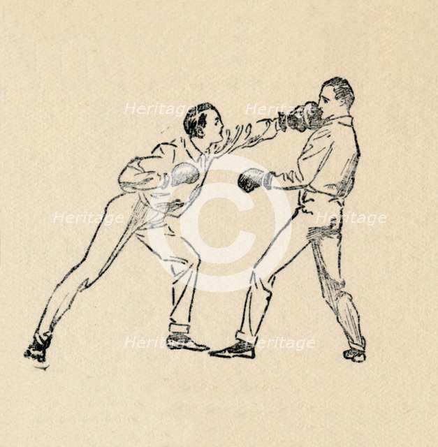 'Guard for Left-Hand Lead at Head', 1912. Artist: Unknown.