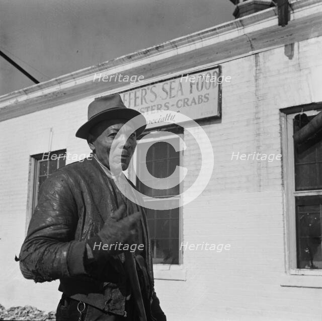 Possibly: Dock worker, Washington, D.C., 1942. Creator: Gordon Parks.