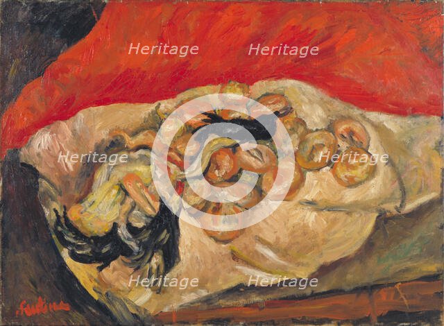 Still Life with Fowl , c1918-1919. Creator: Soutine, Chaim (1893-1943).