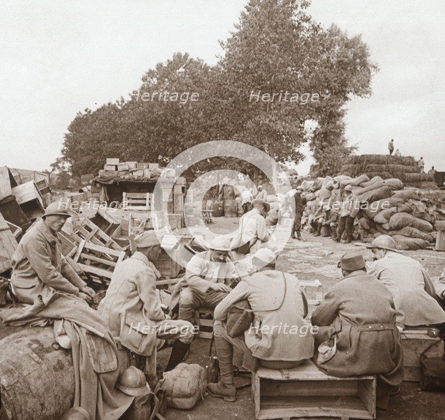 Soup, Genicourt, northern France, c1914-c1918. Artist: Unknown.