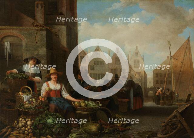 The Vegetable Market, 1662. Creator: Hendrik Martensz. Sorgh.
