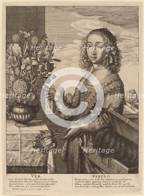 Spring, 1641. Creator: Wenceslaus Hollar.