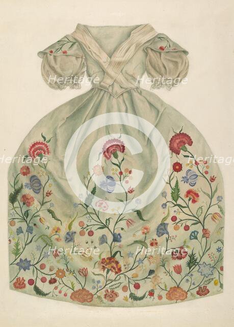 Dress, 1935/1942. Creator: Betty Fuerst.