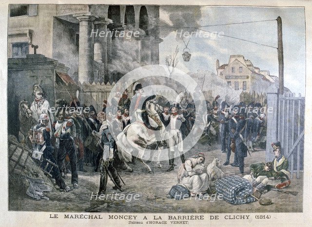 'The Gate at Clichy during the Defence of Paris, 30th March 1814', (1904). Creator: Unknown.