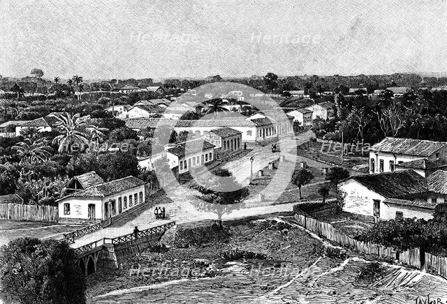 Manaos, Brazil, 1895.Artist: Taylor