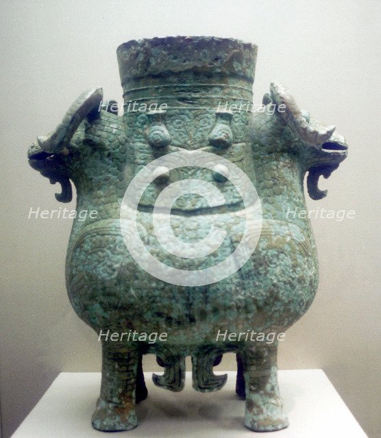 Bronze ritual vessel, Shang dynasty, China, 12th century BC. Artist: Unknown