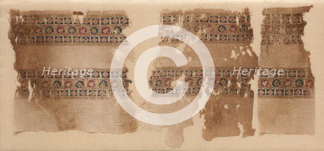 Fragment of Tiraz-Style Textile, 1100s. Creator: Unknown.