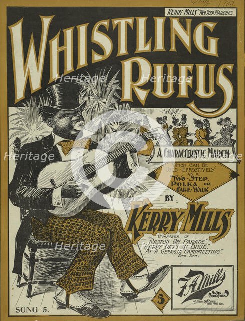 'Whistling Rufus, or, The one man band', 1899.  Creator: Unknown.
