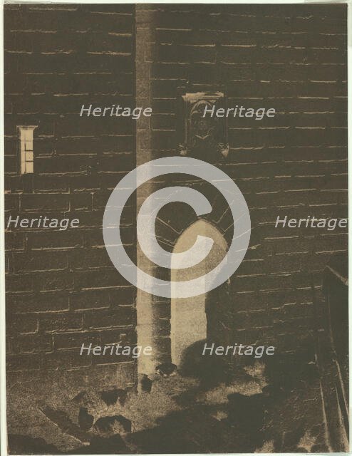 Mont-Majour, Poterne de la Tour de L'Abbaye, c. 1852. Creator: Charles Nègre.