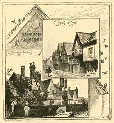 'The Almshouses, Audley End; and Church Street, Saffron Walden', 1898. Creator: Unknown.
