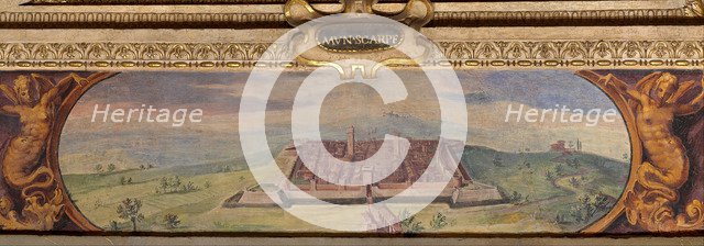 View of Scarperia, 1557-1558. Artist: Vasari, Giorgio (1511-1574)
